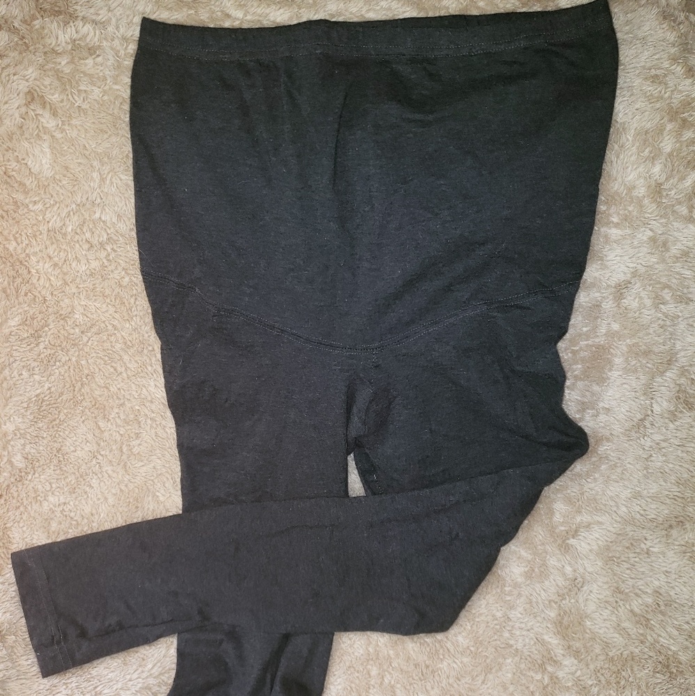 Maternity Full Panel Black Leggings